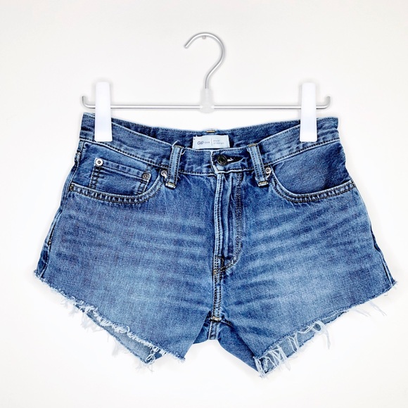 GAP Pants - GAP | Mid Rise Cut Off Denim Shorts S/M